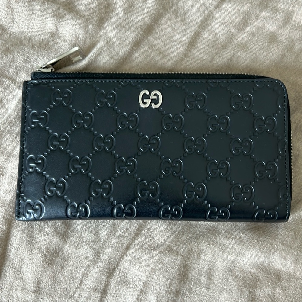 Gucci Monogram Guccissima Long Wallet